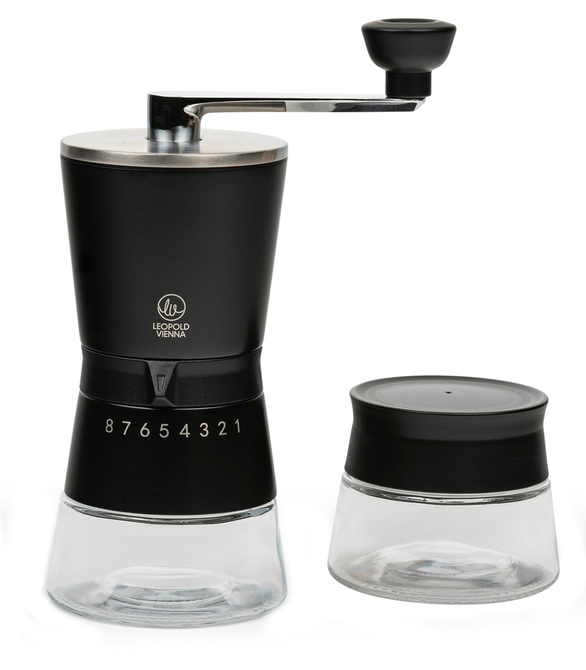 Koffiemolen met bewaarpotje