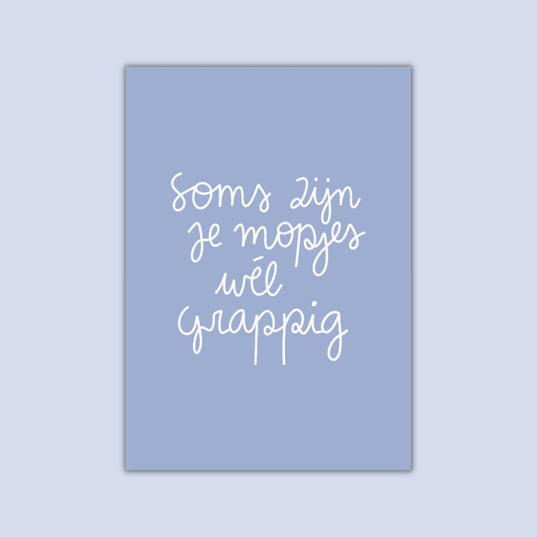 Kaartje - mopjes wél grappig