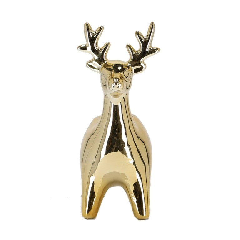 Kandelaar rendier - goud