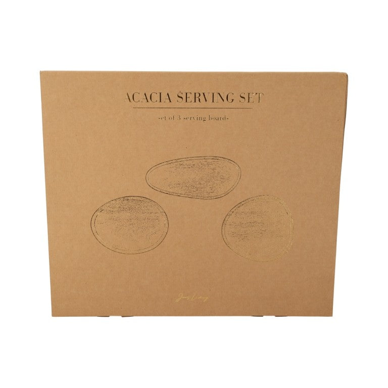 Serveerset Acaciahout