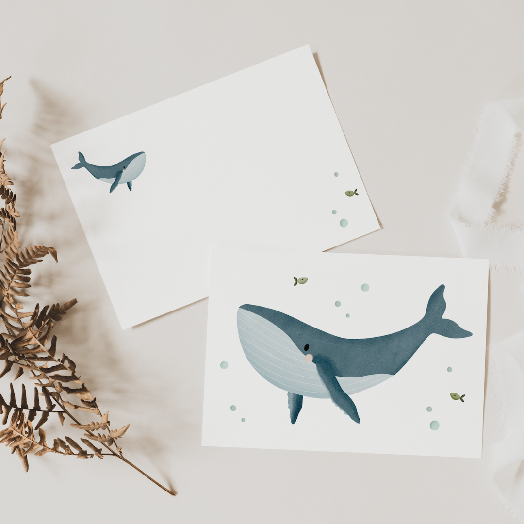 Kaartje - walvis
