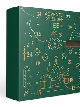 Adventskalender groen Golden Christmas