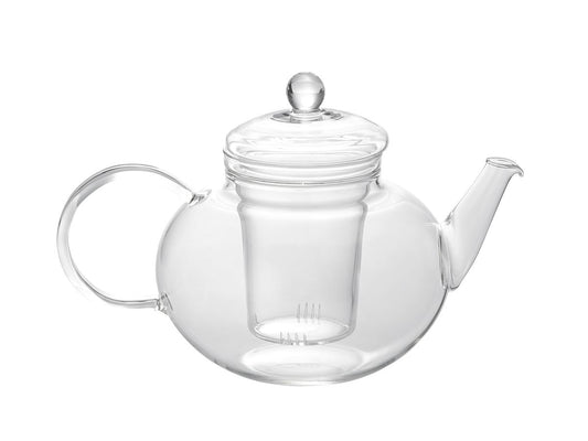 Glazen theekan met filter