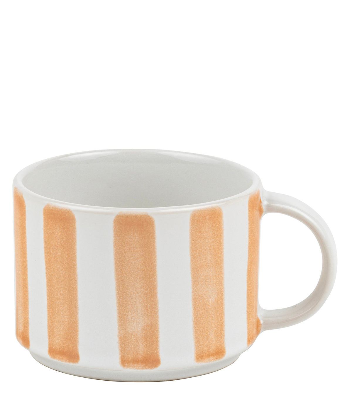Koffietas gestreept in diverse kleuren
