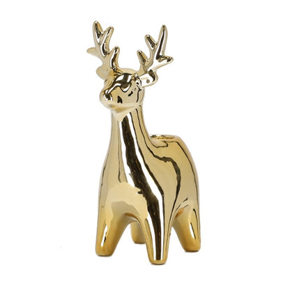 Kandelaar rendier - goud