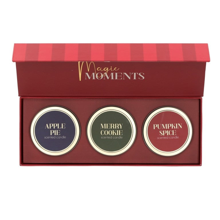 Geurkaarsset Kerstmis