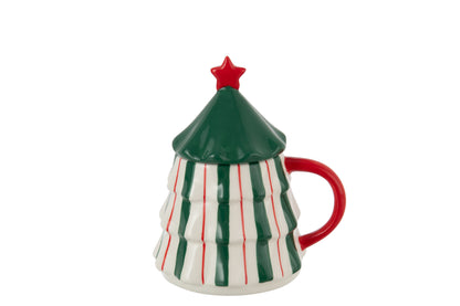 Kerstboommok met dekseltje