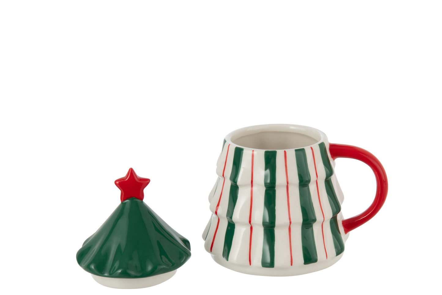 Kerstboommok met dekseltje