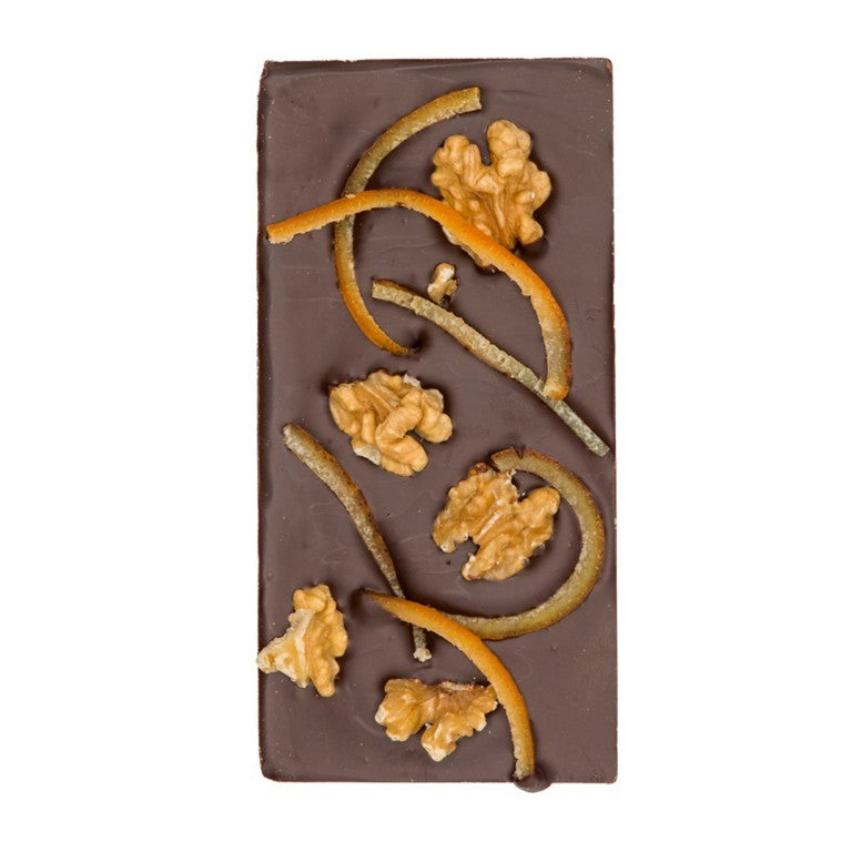 Pure chocolade walnoot en sinaas