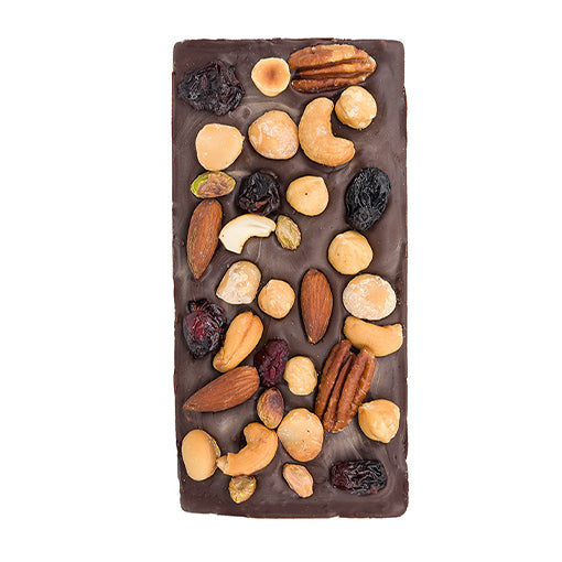 Pure chocolade notenmix en cranberry