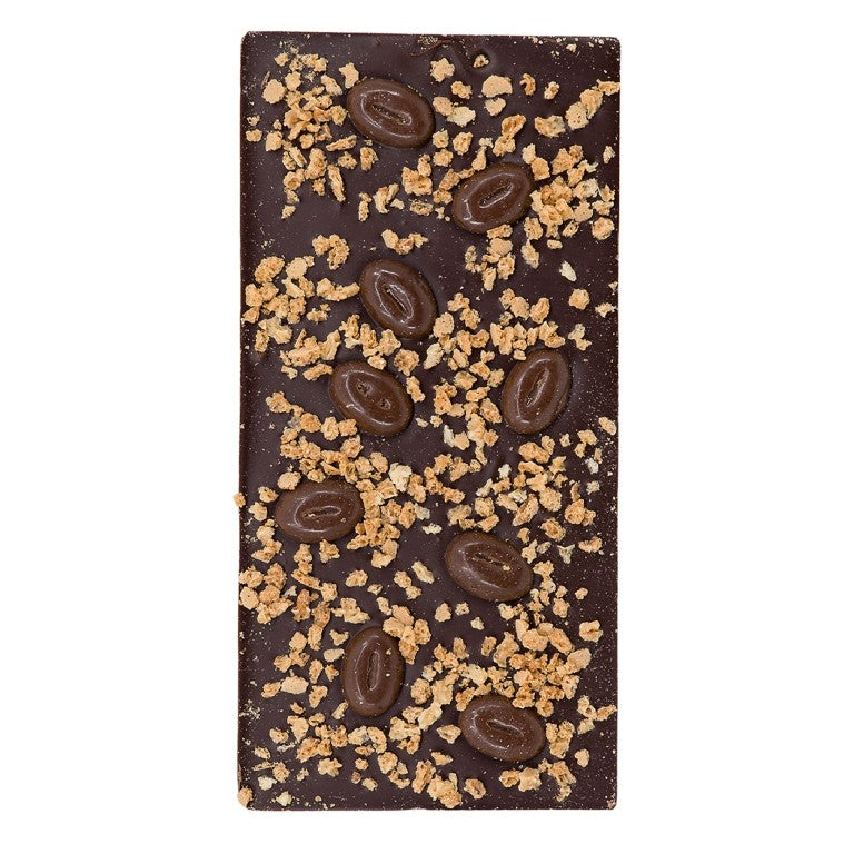 Pure chocolade amarettini crunch en mokka