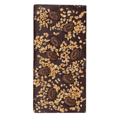Pure chocolade amarettini crunch en mokka