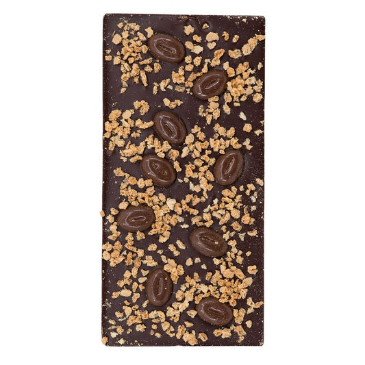 Pure chocolade amarettini crunch en mokka