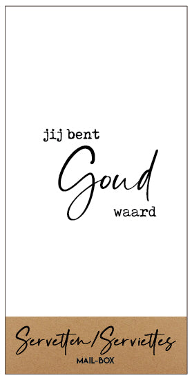 Serviette Bon appétit (lot de 20) 