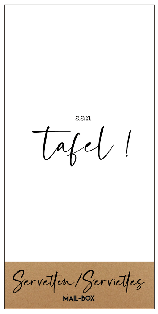 Serviette Bon appétit (lot de 20) 