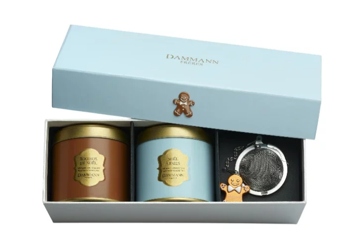 Geschenkdoos Dammann Frères peperkoekenmannetje