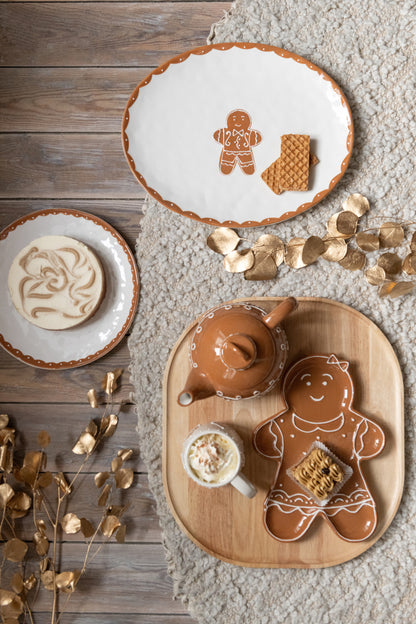Serveerbord peperkoekenmannetje