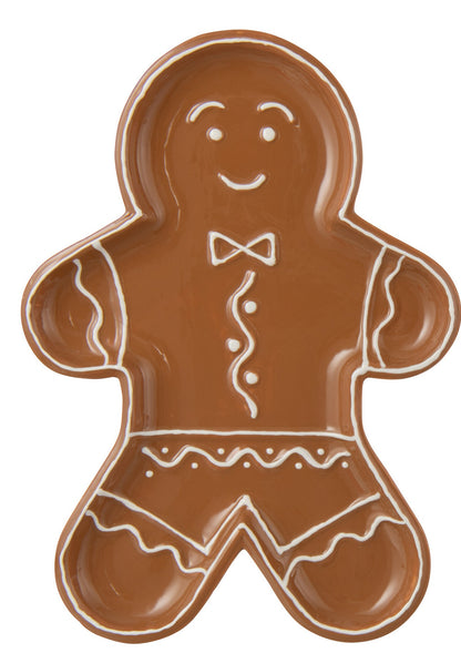 Serveerbord peperkoekenmannetje