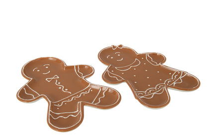 Serveerbord peperkoekenmannetje