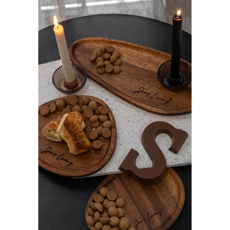 Serveerset Acaciahout