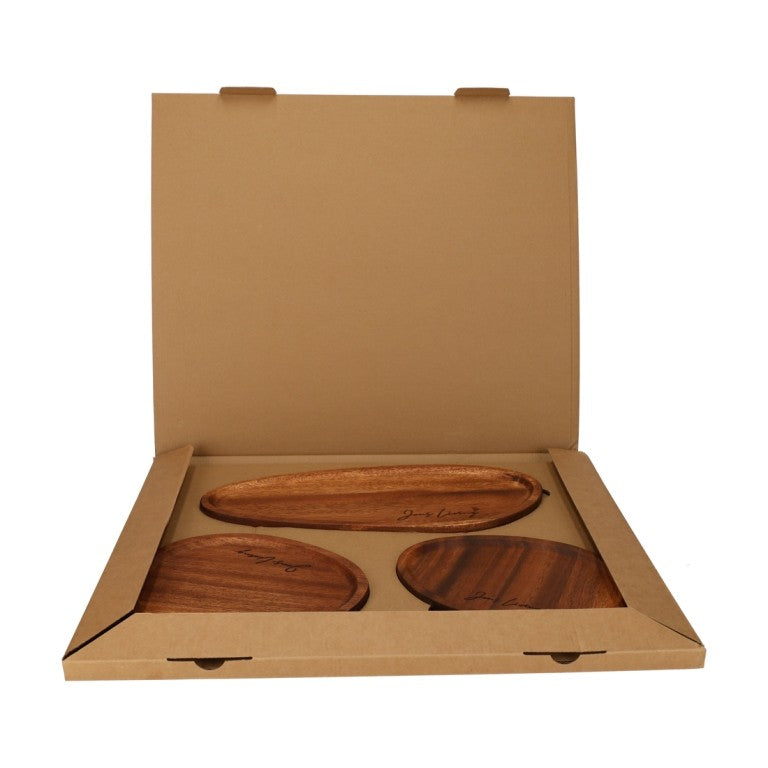 Serveerset Acaciahout