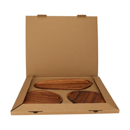 Serveerset Acaciahout