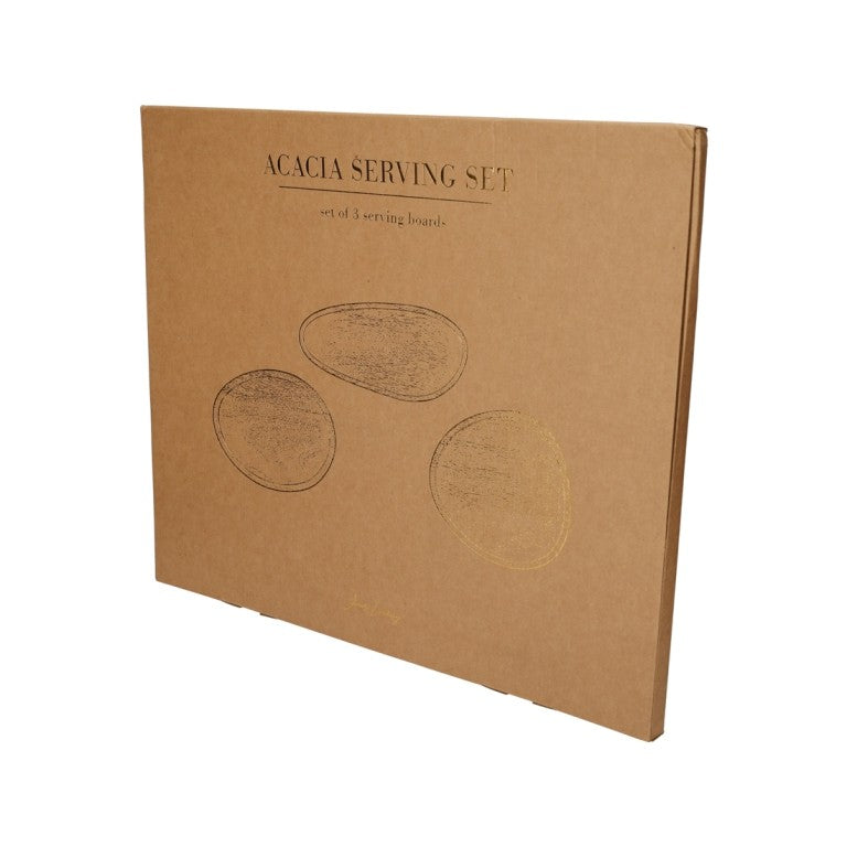 Serveerset Acaciahout