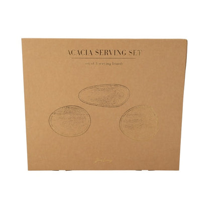 Serveerset Acaciahout