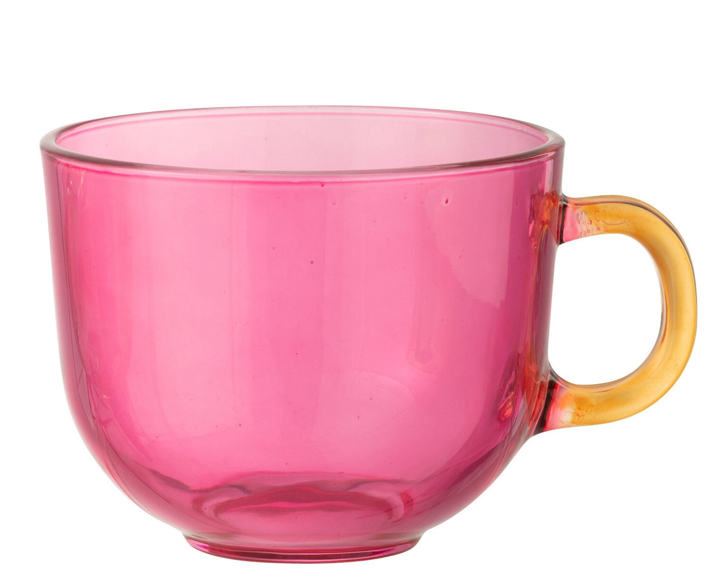 Theekop in gekleurd glas